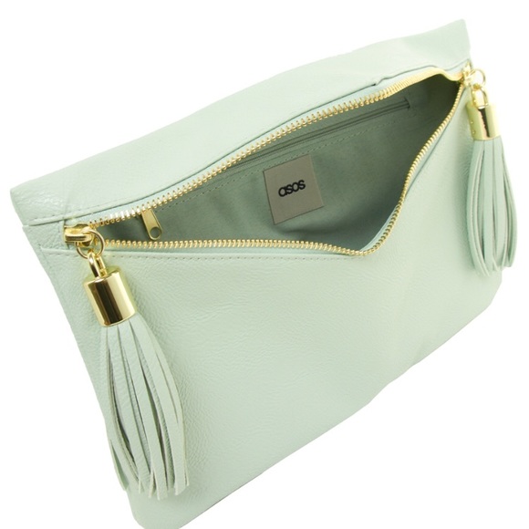 ASOS mint clutch - Picture 2 of 6